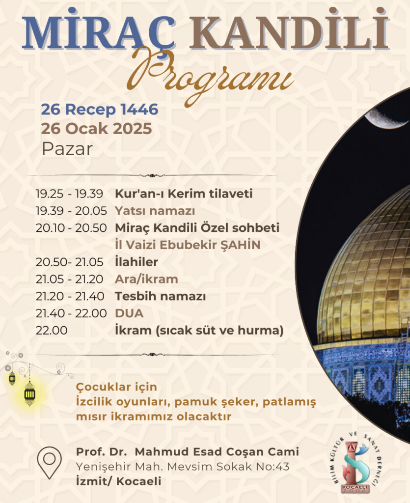 MİRAÇ KANDİLİ Programı
